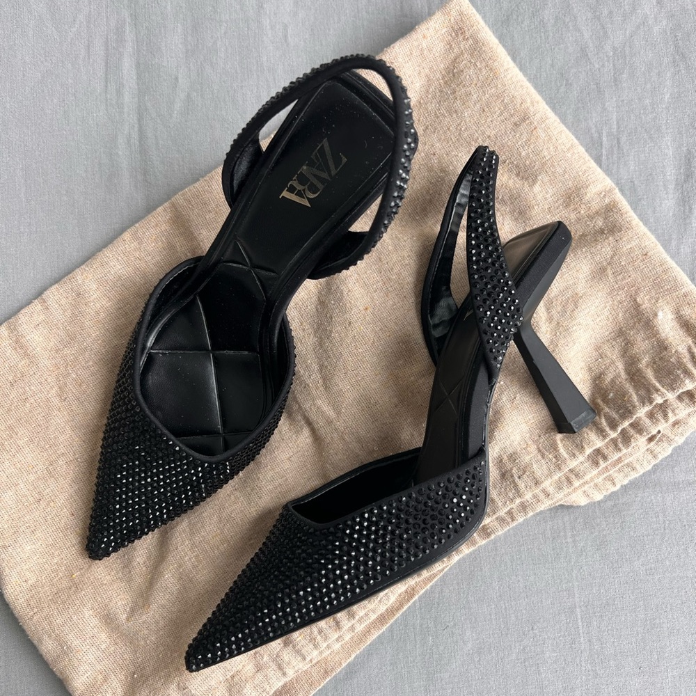 ZARA slingback pumps NEW